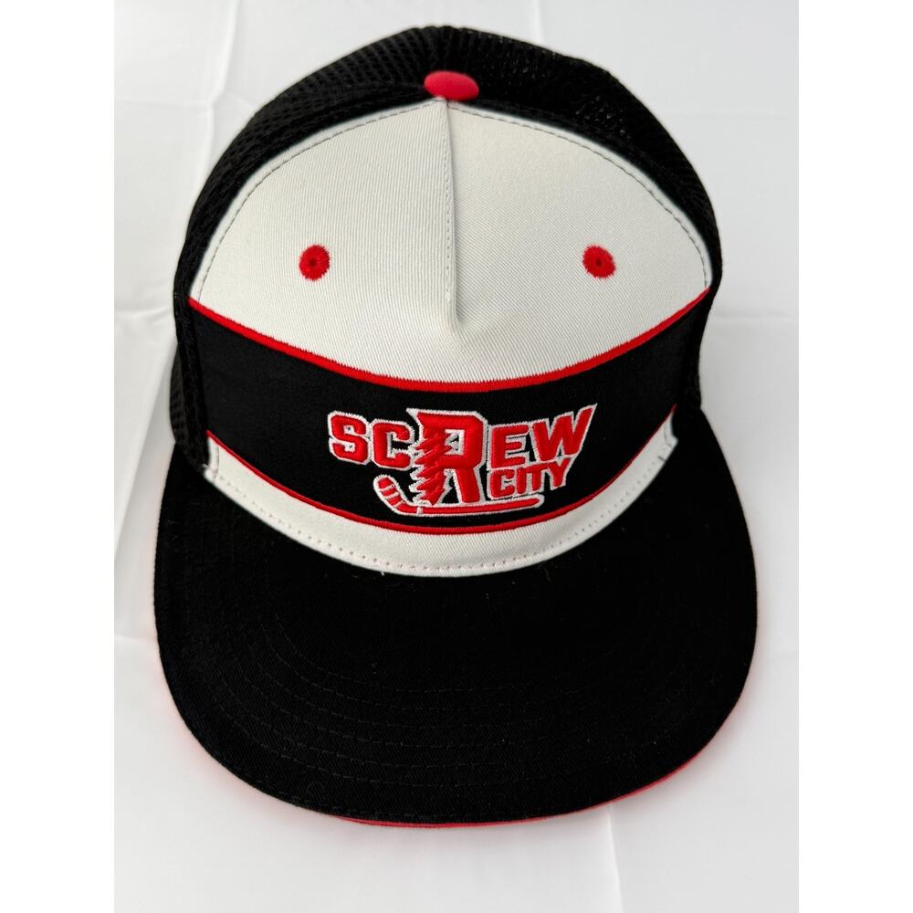 Melonwear Rockford Ice Hogs Screw City BMO Dylan Sikura Hat SnapBack SGA